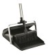 High capacity tilt bucket airport set with broom